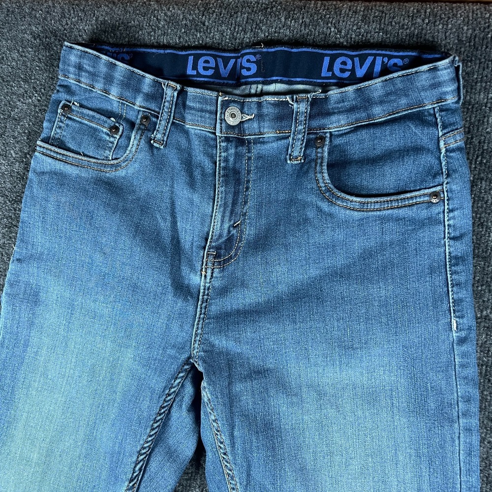 Levi's 502 Tapered‎ Fit Strong Performance Jeans 30x30 Blue Denim Cotton